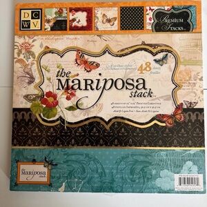 DCWV The Mariposa Stack Glitter/Foil 12x12-47 Pages